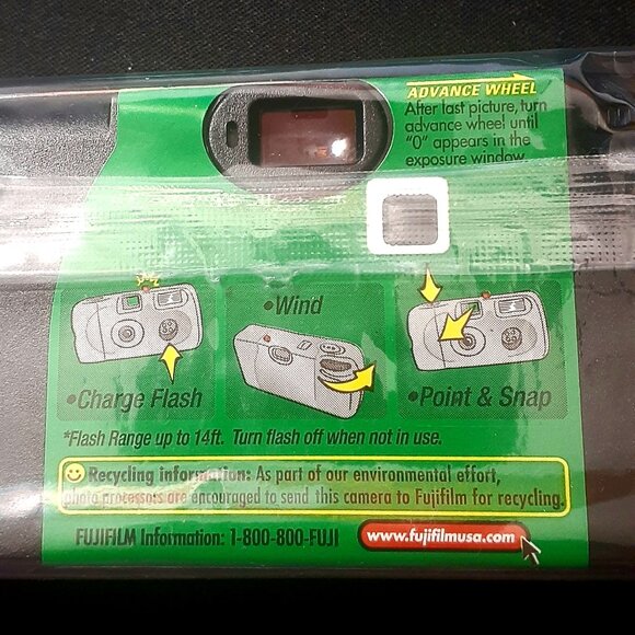 NEW!! Fuji X-TRA800 QuickSnap Superia ISO 800 Single Use Camera with Flash X-Tra - Picture 3 of 4